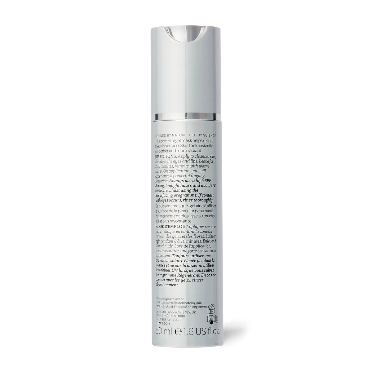 ELEMIS Dynamic Resurfacing Gel Mask 50ml | Tri-Enzyme Skin Smoothing Treatment with Acerola Cherry for Brighter, Radiant-Looking Skin
