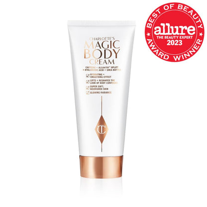 Charlotte Tilbury Magic Body Cream | Firming, Smoothing & Hydrating Body Cream with Caffeine, Hyaluronic Acid & Shea Butter, 200ml