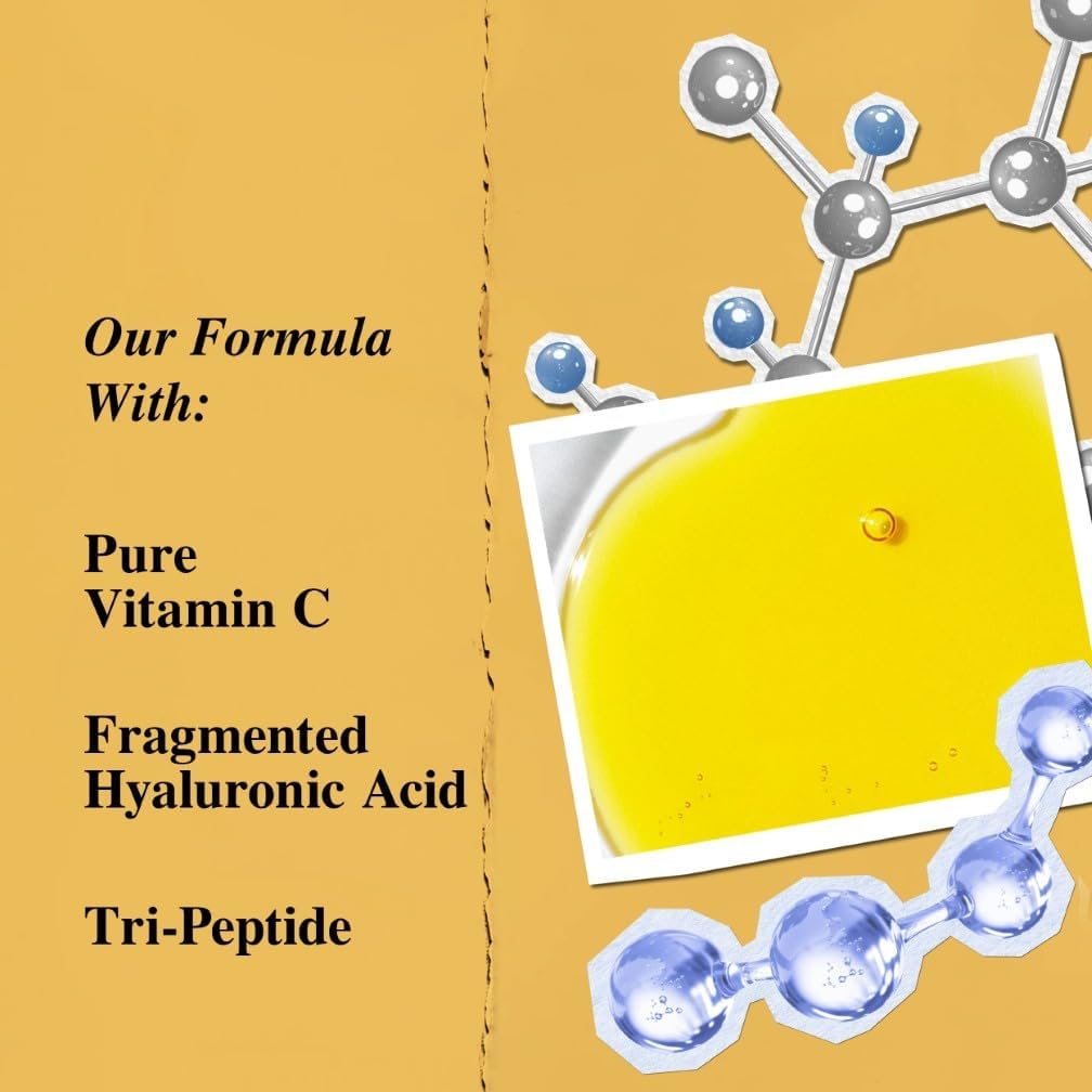 Kiehl's Powerful-Strength Eye Serum with 10% Pure Vitamin C, Tri-Peptide & Hyaluronic Acid, 15 ml