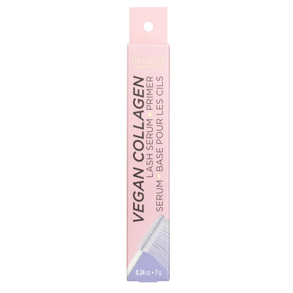 Pacifica Vegan Collagen Lash Serum & Clear Mascara Primer, Conditioning Formula with Vitamin B5 & E, 0.24 fl oz (7 ml)