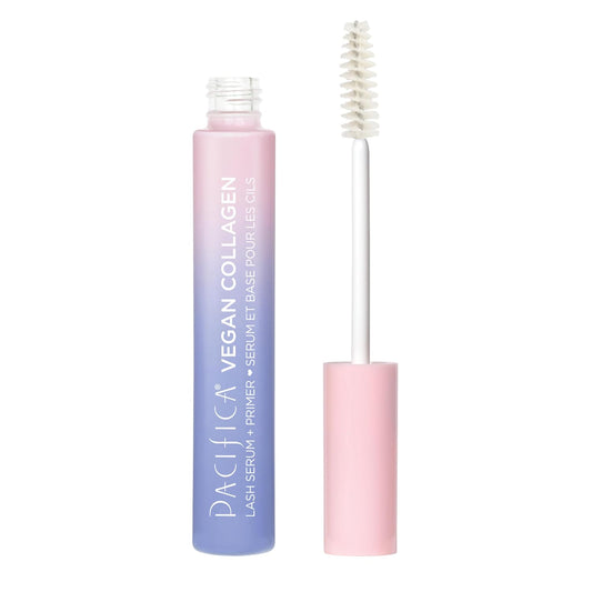 Pacifica Vegan Collagen Lash Serum & Clear Mascara Primer, Conditioning Formula with Vitamin B5 & E, 0.24 fl oz (7 ml)