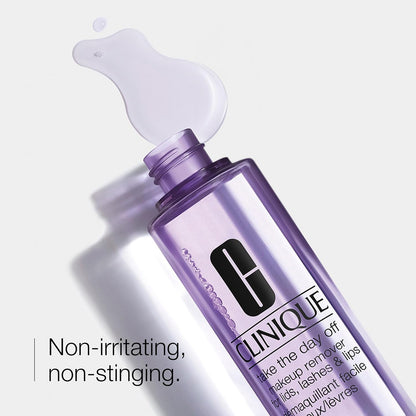 Clinique Take The Day Off Liquid Makeup Remover for Lids, Lashes & Lips, Oil-Free Makeup Remover, 6.7 fl oz (200 ml)