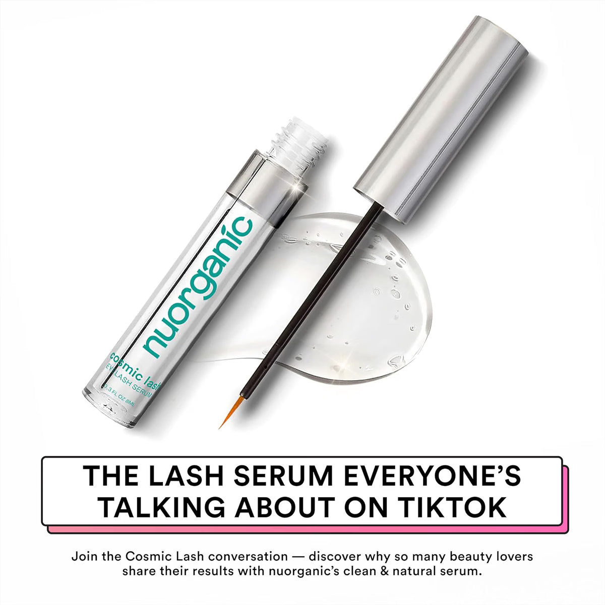 Nuroganic Eyelash Growth Serum Prostaglandin-Free Lash Serum for Longer Lashes