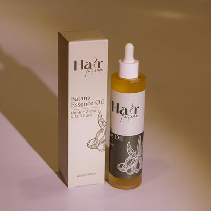 Hair Fusion 3-Pack Hair Oil Set, Batana Essence Oil, Grapefruit Hair Nourisher & Rosemary Growth Elixir, 120 ml Each (Total 360 ml)