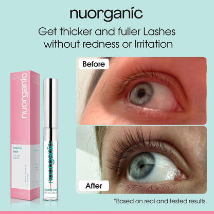 Nuroganic Eyelash Growth Serum Prostaglandin-Free Lash Serum for Longer Lashes