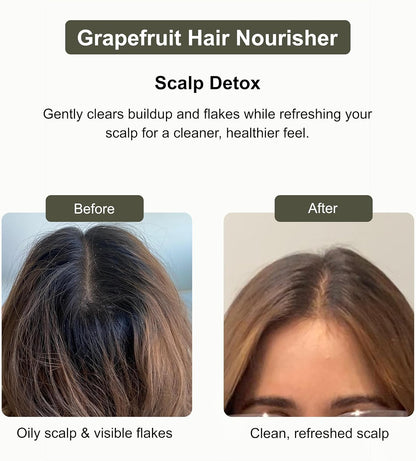 Hair Fusion 3-Pack Hair Oil Set, Batana Essence Oil, Grapefruit Hair Nourisher & Rosemary Growth Elixir, 120 ml Each (Total 360 ml)