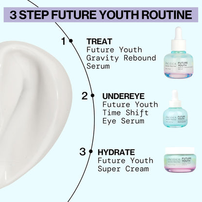 Pacifica Future Youth Super Cream Anti-Aging Face Moisturizer with Peptides & Antioxidants, 1.7 fl oz (50 ml)