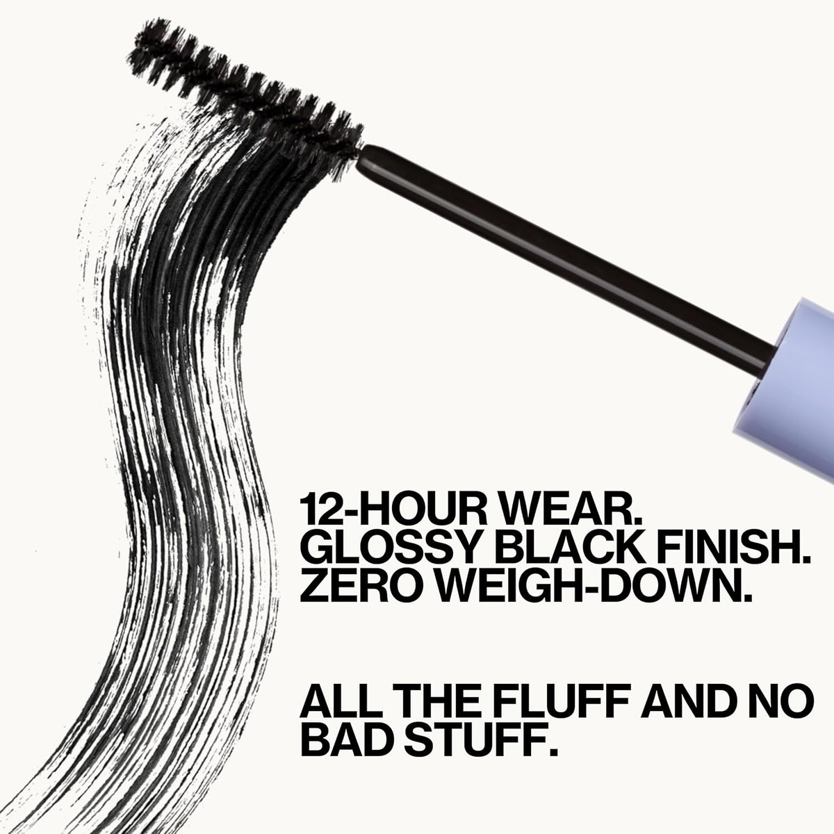 Pacifica Vegan Collagen Fluffy Lash Mascara, Black Lengthening & Volumizing Mascara with Plant-Based Fibers, 0.24 oz (7 g)