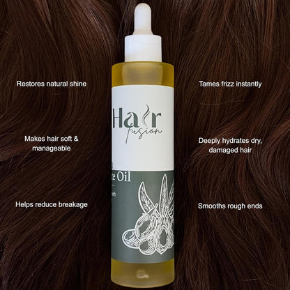 Hair Fusion 3-Pack Hair Oil Set, Batana Essence Oil, Grapefruit Hair Nourisher & Rosemary Growth Elixir, 120 ml Each (Total 360 ml)