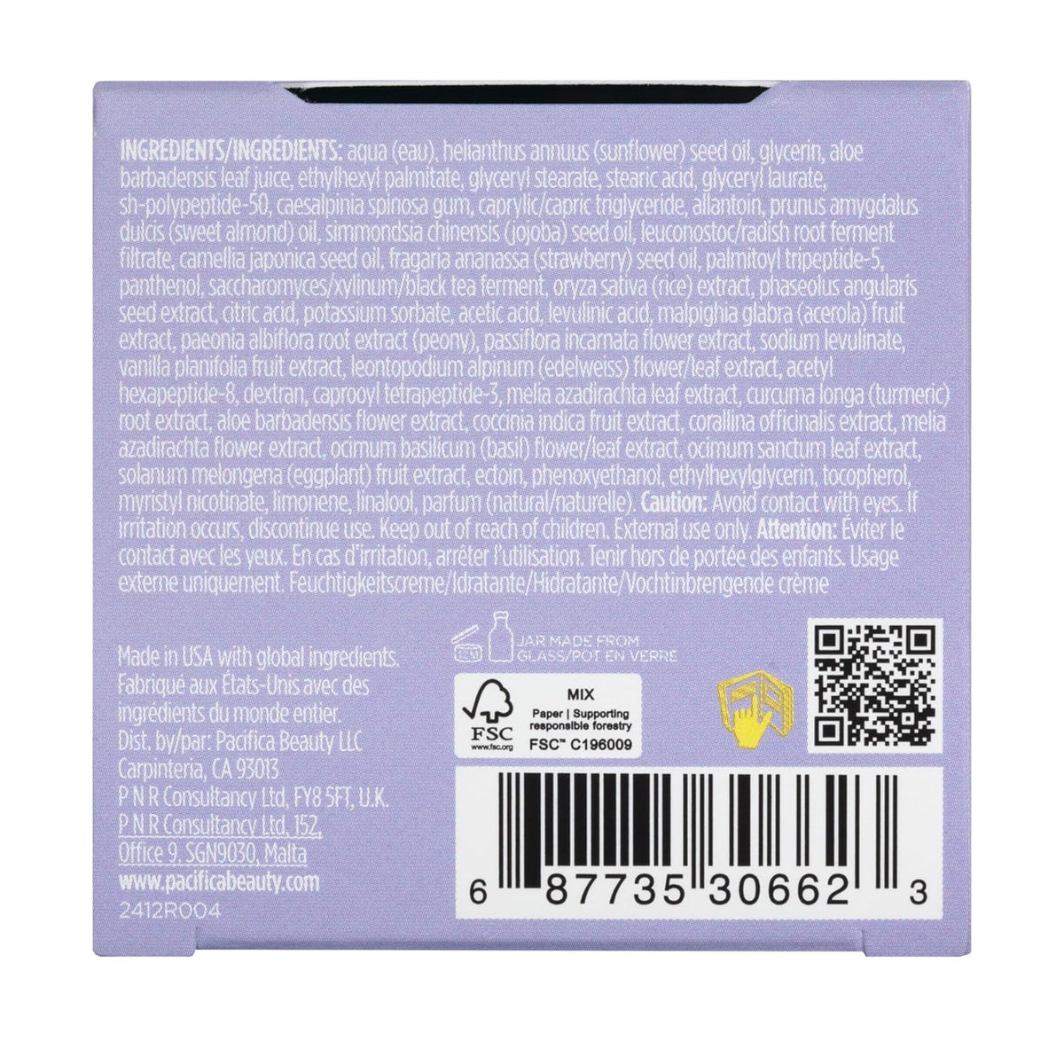 Pacifica Future Youth Super Cream Anti-Aging Face Moisturizer with Peptides & Antioxidants, 1.7 fl oz (50 ml)