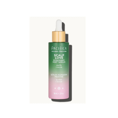 Pacifica Beauty Scalp Love Rosemary Mint Serum, Detoxifying & Hydrating Scalp Treatment, 2 fl oz (58 ml)