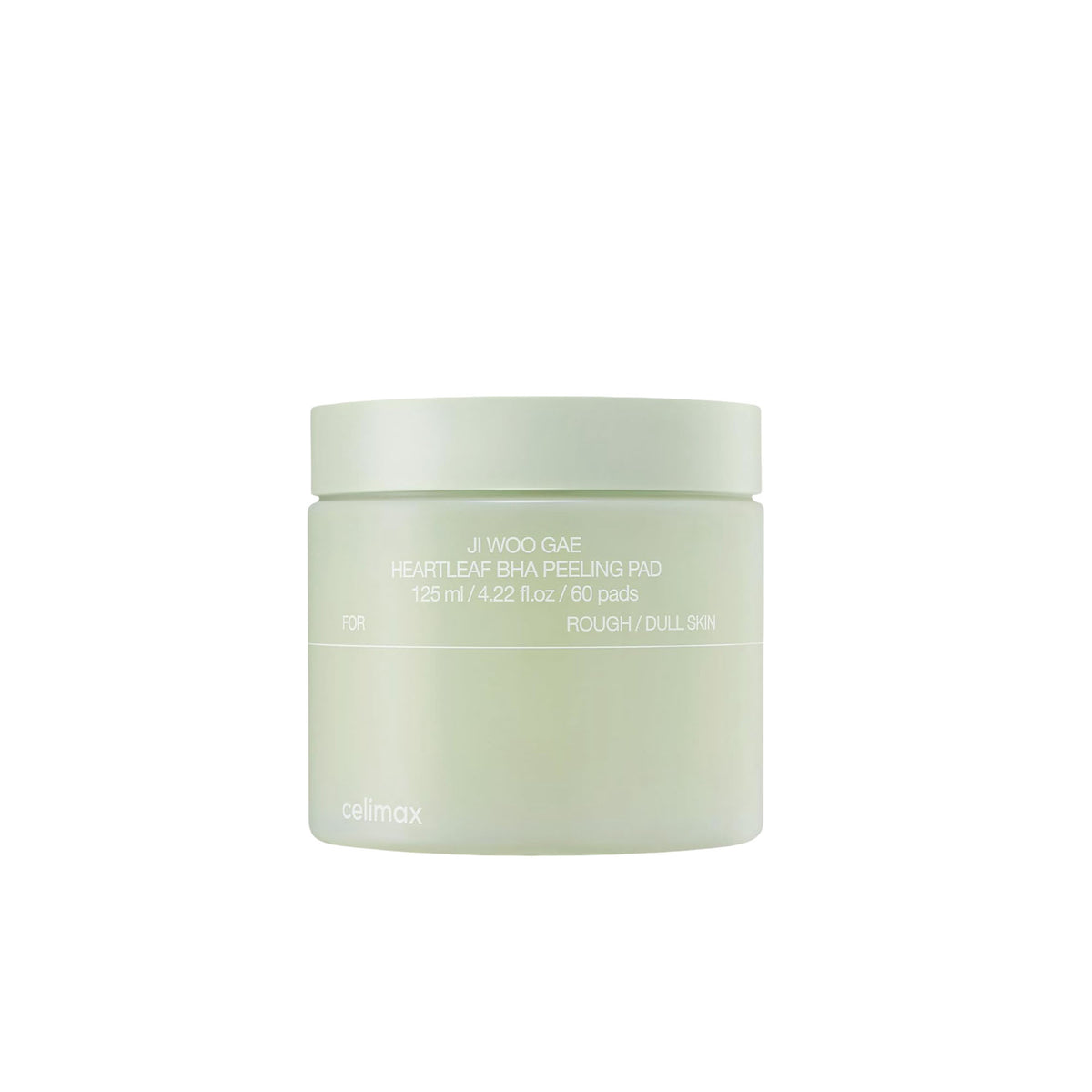 CELIMAX Ji.Woo.Gae Heartleaf BHA Peeling Pads, Double-Sided Exfoliating Toner Pads for Pore Care & Hydration, 60 Pads (125 ml)