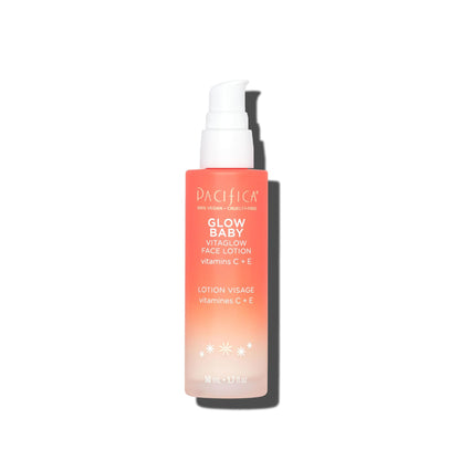 Pacifica Glow Baby VitaGlow Face Lotion, Vitamin C Brightening & Hydrating Face Moisturizer with Vitamin E, 1.7 fl oz (50 ml)