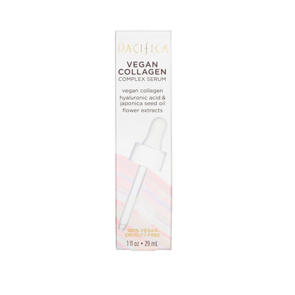 Pacifica Beauty Vegan Collagen Complex Serum, Hydrating Face Serum with Vegan Collagen & Botanical Extracts, 1 fl oz (29 ml)
