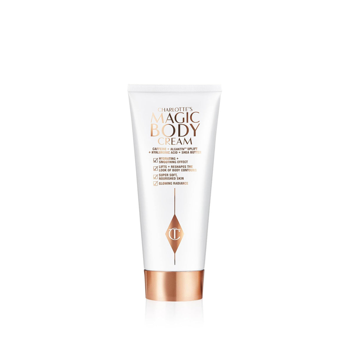 Charlotte Tilbury Magic Body Cream | Firming, Smoothing & Hydrating Body Cream with Caffeine, Hyaluronic Acid & Shea Butter, 200ml