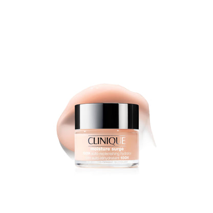Clinique Moisture Surge 100H Auto-Replenishing Hydrator Oil-Free Face Moisturizer with Hyaluronic Acid, Aloe Bioferment and Vitamins C + E, 50ml